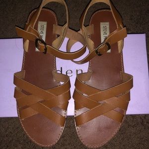 Steve Madden brown leather sandals
